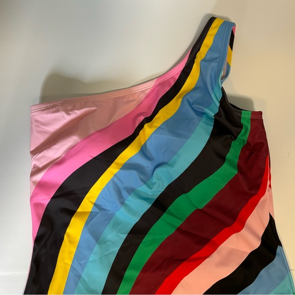 Boden Multicolor One-Shoulder Swimsuit - Picture 7 of 15